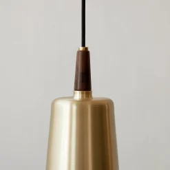 Umanoff pendant | brass and walnut