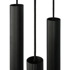 Vico 3-rondel pendant | black