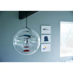 VP Globe ⌀28-40-50 | chrome-red-blue