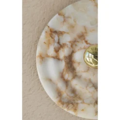 Wave wall ⌀30 | alabaster